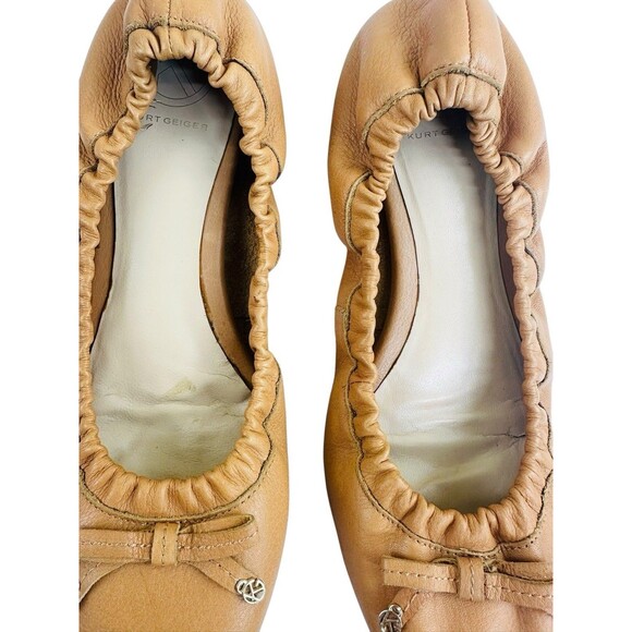 Kurt Gieger Women's Ballet Tan Flats Size 9 - Picture 7 of 9